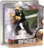 McFarlane Toys NFL Sports Picks Series 28 Action Figure Drew Brees (New Orleans Saints) All Black Uniform AllStar Collector Level Chase