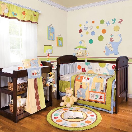 Play Date 5 Piece Baby Crib Bedding Set by Living Textiles Baby
