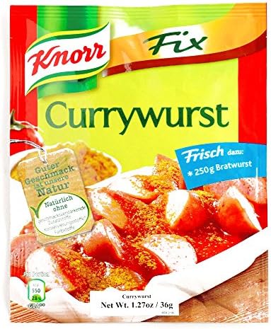 Knorr Currywurst 1.27 oz each (6 Items Per Order)