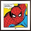 Spider-Man - Framed Comic Art Print / Poster (With Great Power...) (Size: 16" x 16")