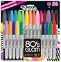 Sharpie Fine-Tip Permanent Marker, 24-Pack Assorted Colors