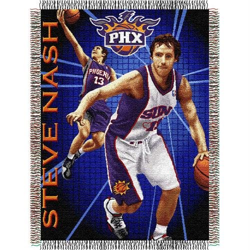 Phoenix Suns Steve Nash Woven Tapestry Blanket