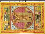 Review NovaHaat  / ANTIQUE INDIAN WALL HANGING TAPESTRY HOUSE DECOR THROW