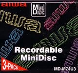 Aiwa Recordable MiniDisc 3-Pack