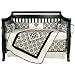 Trend Lab Versailles Black and White 4 Piece Crib Set