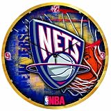 NBA New Jersey Nets 18-Inch High Definition Clock