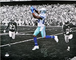 Signed Dez Bryant Photo - 16x20 SM - JSA Certified - Autographed NFL Photos