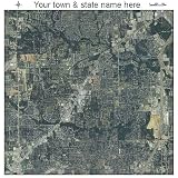 Huge Aerial Photography Map of Colleyville, Texas 2008 TX