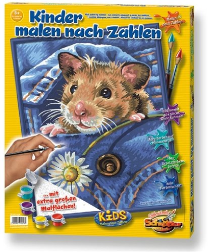 Schipper 60 917 0476 - Malen nach Zahlen, Mucki, der Goldhamster - Kids, 40x50 cm Preisvergleich