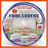 Set of 3 Pop up Food Covers Protects Food Inside Home or Outdoor Gathering