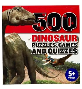 500 Dinosaur Puzzles Games and Quizzes Book