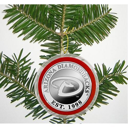 Arizona Diamondbacks Silver Coin Ornament