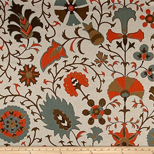 Lacefield Calypso Tangerine Danish Fabric By The Yard