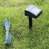 Solar Power String Light for Christmas Party Holidays Celebration Occasions - 60 LED (Red)