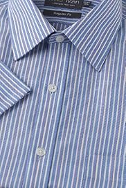 Ultimate Non-Iron Pure Cotton Striped Oxford Shirt