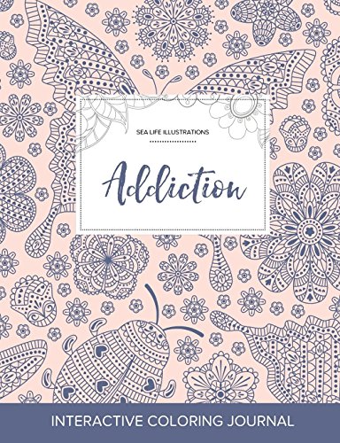 Adult Coloring Journal: Addiction (Sea Life Illustrations, Ladybug)