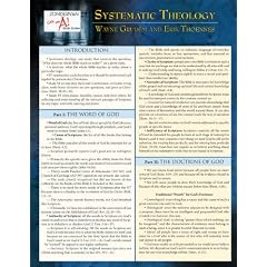 Systematic Theology Laminated Sheet (Zondervan Get an A! Study Guides)