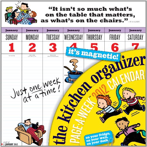 The Kitchen Organizer 2012 Calendar