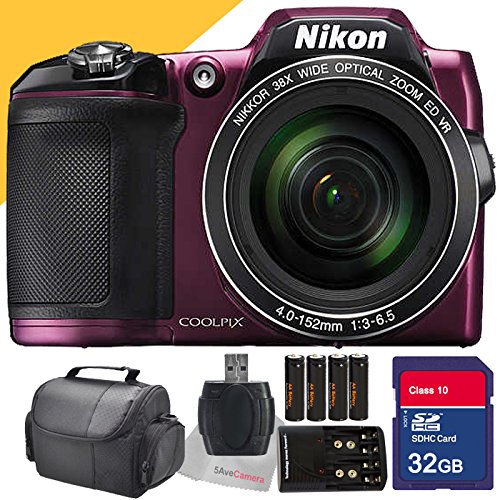 Nikon Coolpix L840 Purple With 32gb Sdhc Memory Card Class