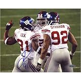 Justin Tuck and Osi Umenyiora New York Giants - Defensive Ends Collage - Autographed 8x10 Photograph