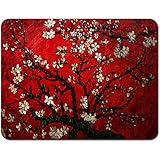 Meffort Inc Standard 7 x 9 Inch Mouse Pad - Vincent van Gogh Cherry Blossoming