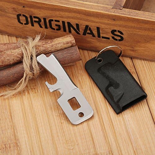 5 in 1 Small Keychain Outdoor Survival Knife Multi-purpose Tools Emergency Camping Hunting Survival Tools