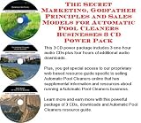 The Secret Marketing, Godfather Principles and Sales Models for Automatic Pool Cleaners Businesses 3 CD Power Pack