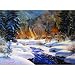 Intruders(white wolves) 1500pc Jigsaw Puzzle by Mark Keathley