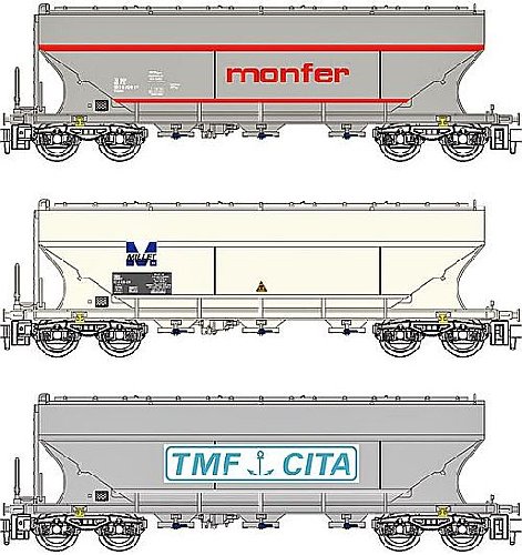 Cover image : 3er Set GroÃraumwagen monfer, Millet und TMF CITA