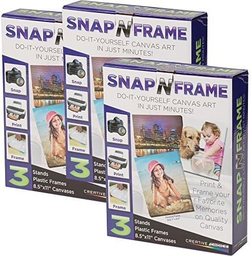 9-Photo Snap 'N' Frame Canvas Kit - That Selfie is Actually a Masterpiece