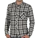 Levi's Mens Two Tone Check Shirt Chalk White