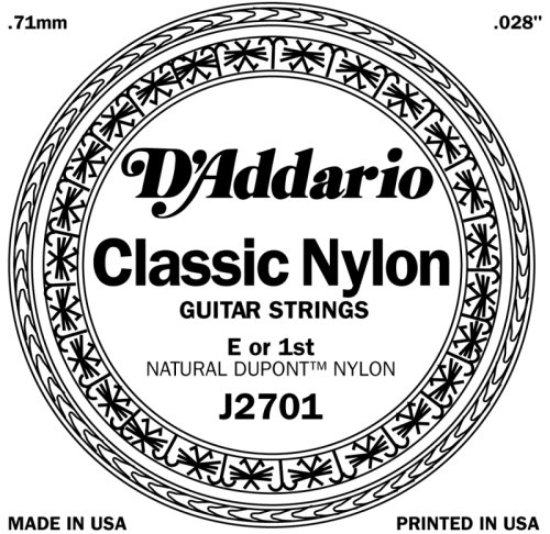 D\'Addario J2701 Einzelsaite Classic Nylon, Normal Tension,  E-1st Preisvergleich