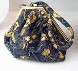 Deep Green Bronze beaded TAPESTRY Purse Pouch Bag Handbag
da/evening