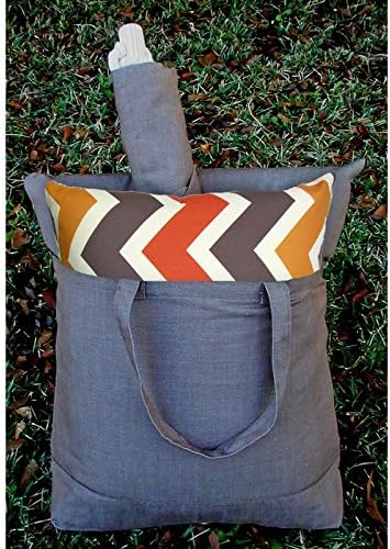 Magnolia Casual Retro Chevron Hammock Chair & Pillow Set