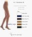 Pantyhose C Toe Sigvaris Cotton Extra Firm Compression 30-40mmhg Natural S4 W33 _22