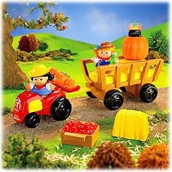 FISHER PRICE HARVEST HAYRIDE FALL PLAYSET 2008 EXCLUSIVE