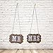 CJESLNA Chair Bunting Banner Garland Wedding Photo Props Decoration Khaki MR & MRS