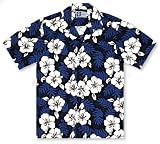 RJC Hibiscus 2 Tone Hawaiian Aloha Shirt