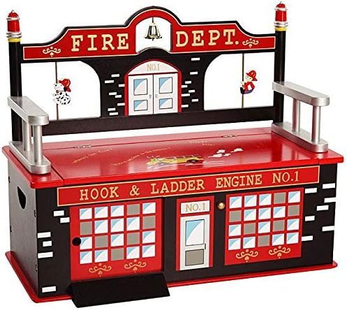 Add Some Fun To Your Child's Room With A Firefighter Storage Bench