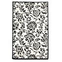 Home Exploded Floral Rug Collection - Black