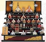 ひな人形 真多呂 作 木目込 雛人形 古今段飾り 蓬莱雛17人揃
