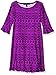 Derek Heart Girls' Ruffle Elbow Sleeve Dress
