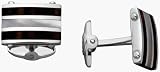 Dolan Bullock Ebony Collection Sterling Silver, Mother-of-Pearl & Wood Cuff Links