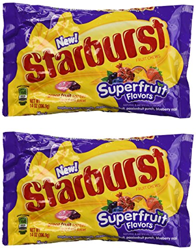Starburst Superfruit Flavors Fruit Chews 14 Oz 2-pack
