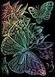 Mini Rainbow Foil Engraving Art Kit: 5x7 Butterflies