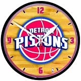NBA Detroit Pistons Round Clock