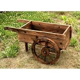 Large Cart (Burnt Brown) (16H x 31W x 17D)