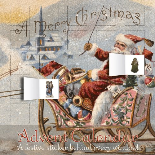 Santas Sleigh Advent Calendar