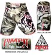 PIMPIT FIGHT TEAM CAMO MMA FIGHTER SHORTS SIZE 36