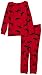 Little Blue House by Hatley Boys' Kids PJ Set- Moose On Red